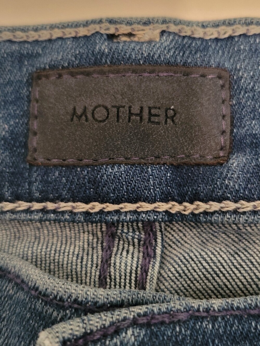 MOTHER The Insider Crop Step Fray Jeans Wish On A Star 31 - Picture 6 of 9